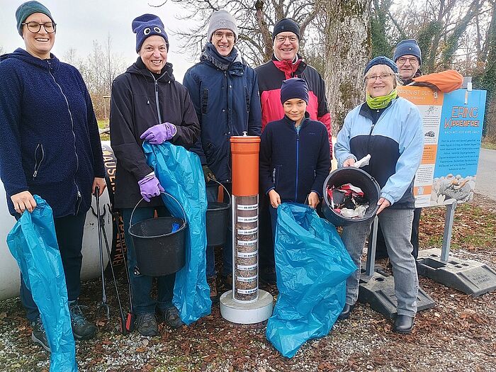 Die fleißige Truppe. (Foto: Naturium am Inn)