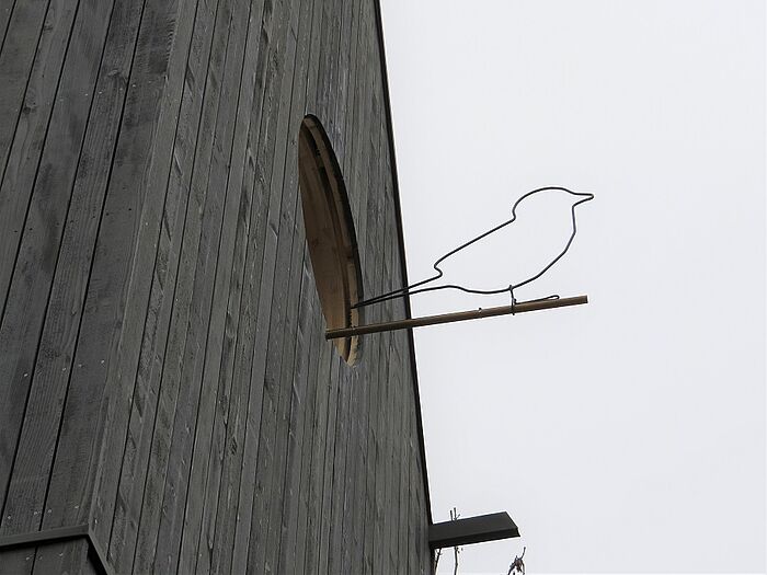 "Herzlich willkommen", zwitschert auch dieser Vogel (Foto: Claudia Schmidt)